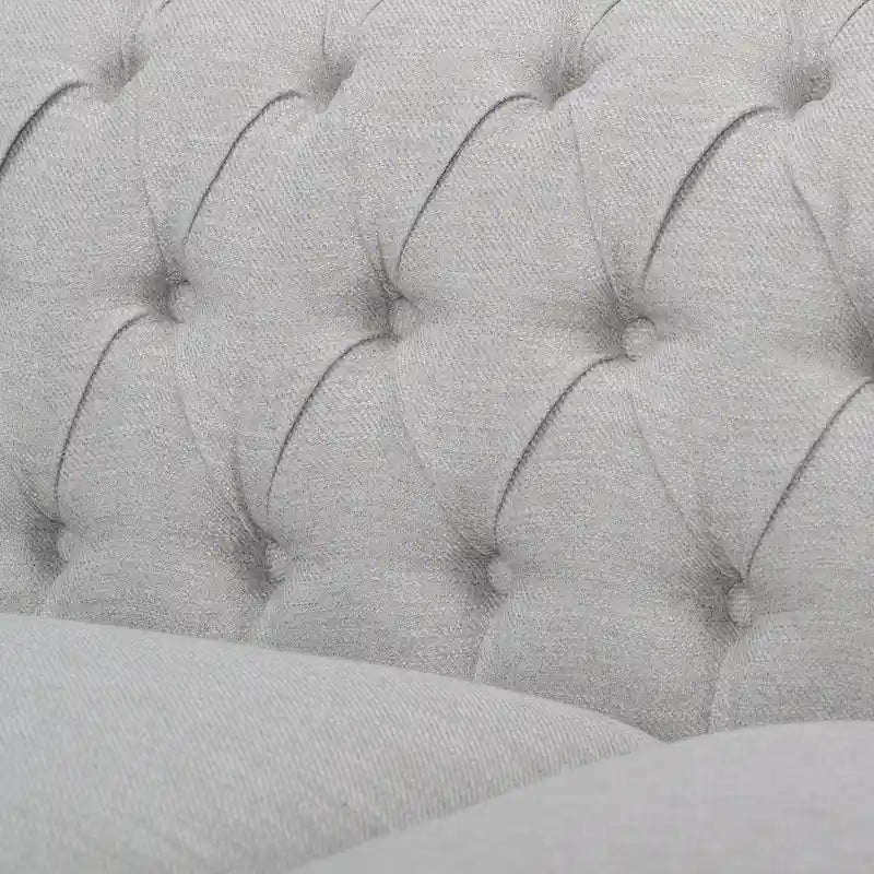 Chesterfield-Sofa für 3 Personen mit Knopfheftung und Ziernägeln