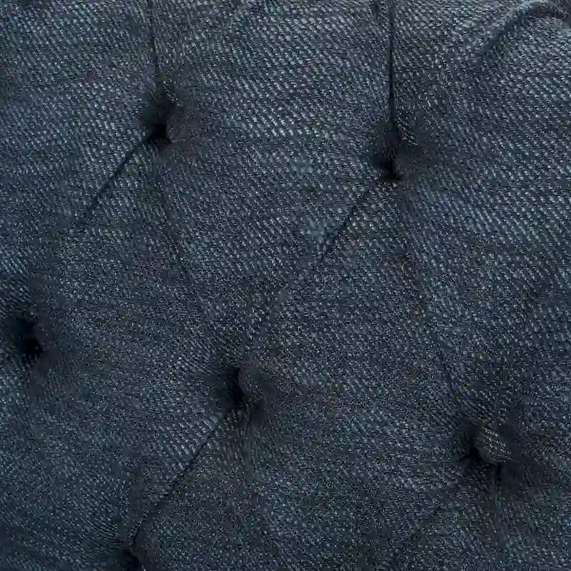 Chesterfield-Sofa für 3 Personen mit Knopfheftung und Ziernägeln