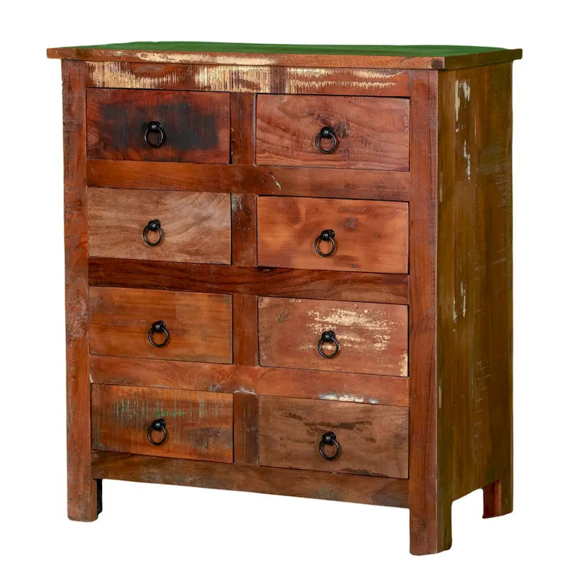 32 Wide Reclaimed wood 8-Drawers Chest