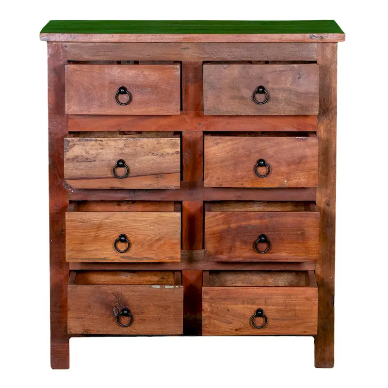 32 Wide Reclaimed wood 8-Drawers Chest
