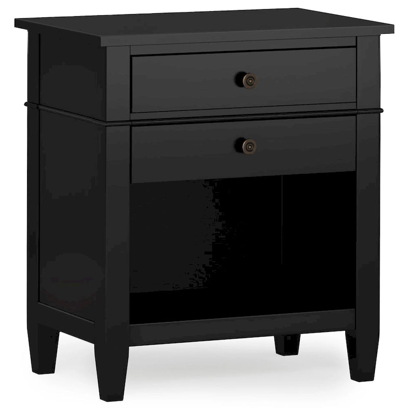 Sterling SOLID WOOD 24 inch Wide Bedside Nightstand Table