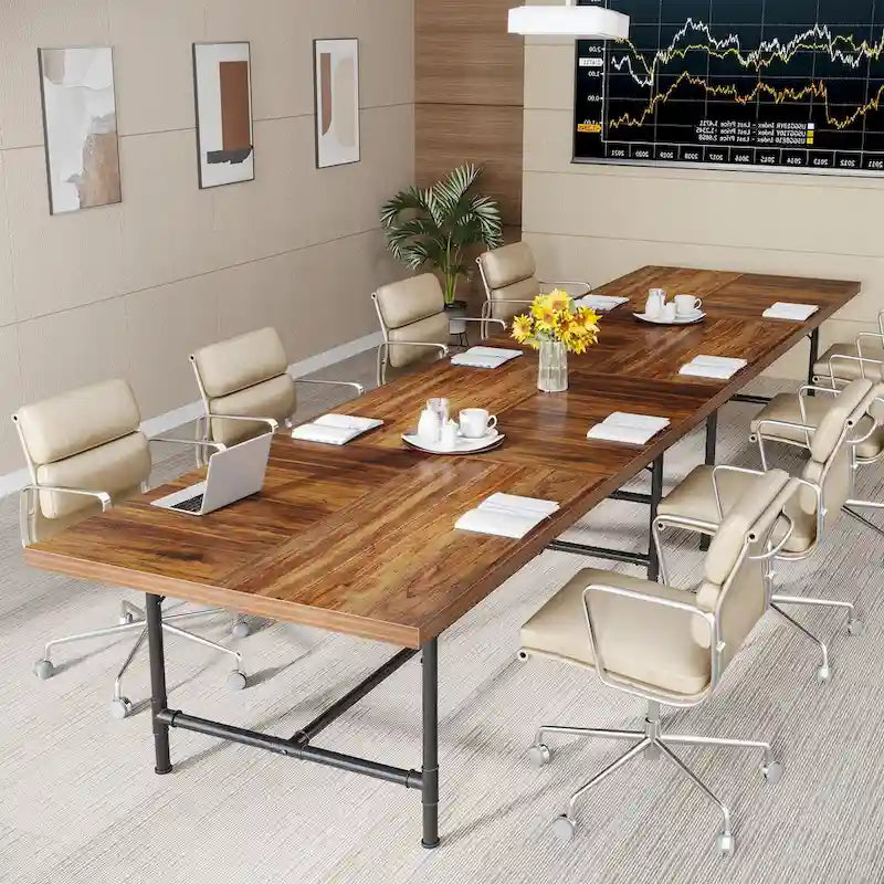 Obdélníkový jednací seminární stůl pro konferenční místnost, 70.8 W x 35.4 D