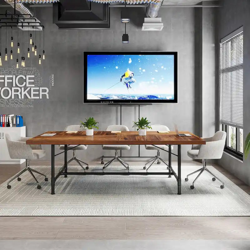 Obdélníkový jednací seminární stůl pro konferenční místnost, 70.8 W x 35.4 D
