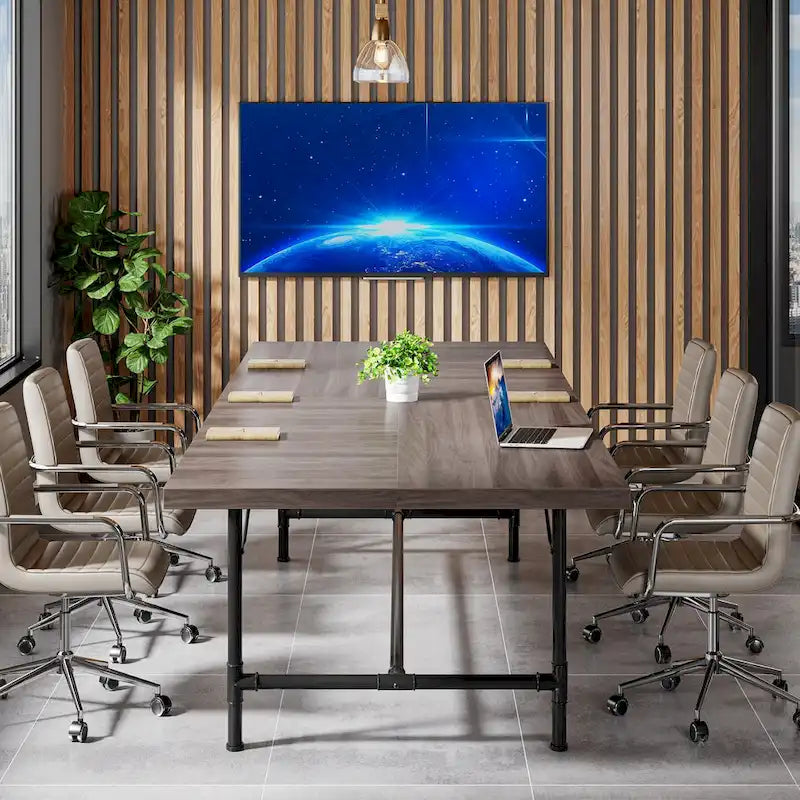 Obdélníkový jednací seminární stůl pro konferenční místnost, 70.8 W x 35.4 D