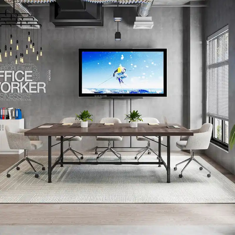 Obdélníkový jednací seminární stůl pro konferenční místnost, 70.8 W x 35.4 D