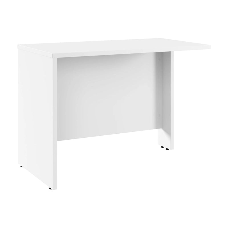 42W L-Shaped Desk Return with Scratch-Resistant Laminate Finish, 10-Year Warranty
