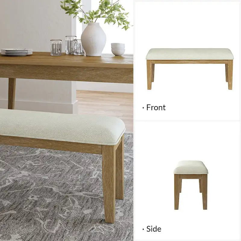 Design Solid Wood Dining Bench