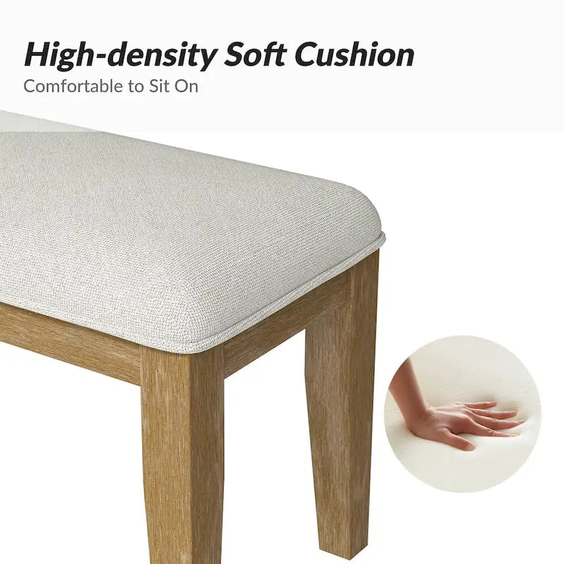 Design Solid Wood Dining Bench