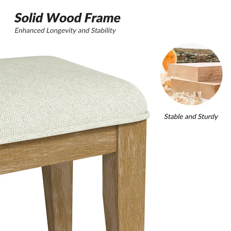 Design Solid Wood Dining Bench