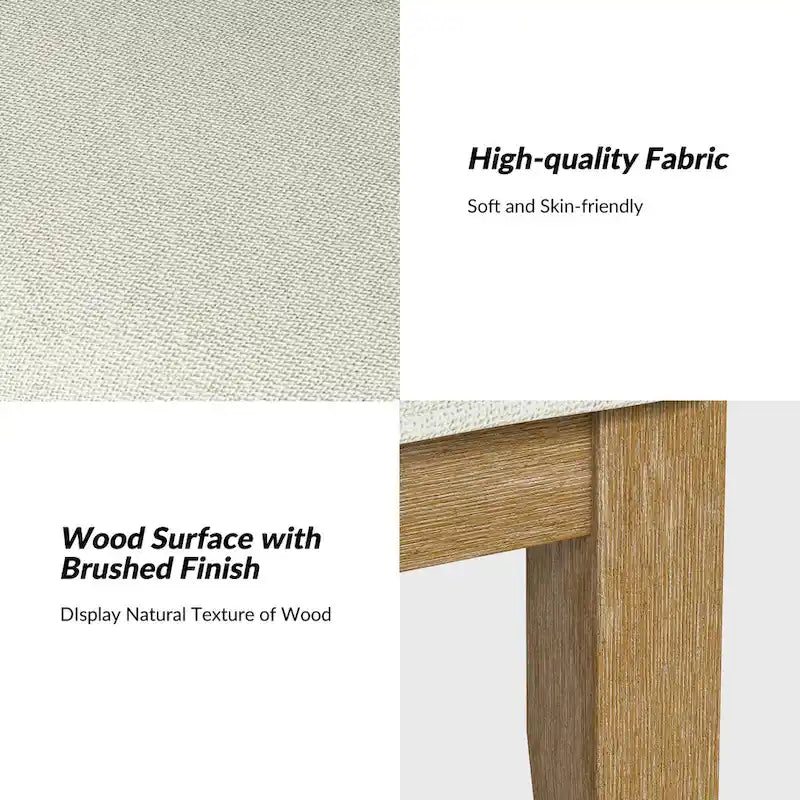 Design Solid Wood Dining Bench