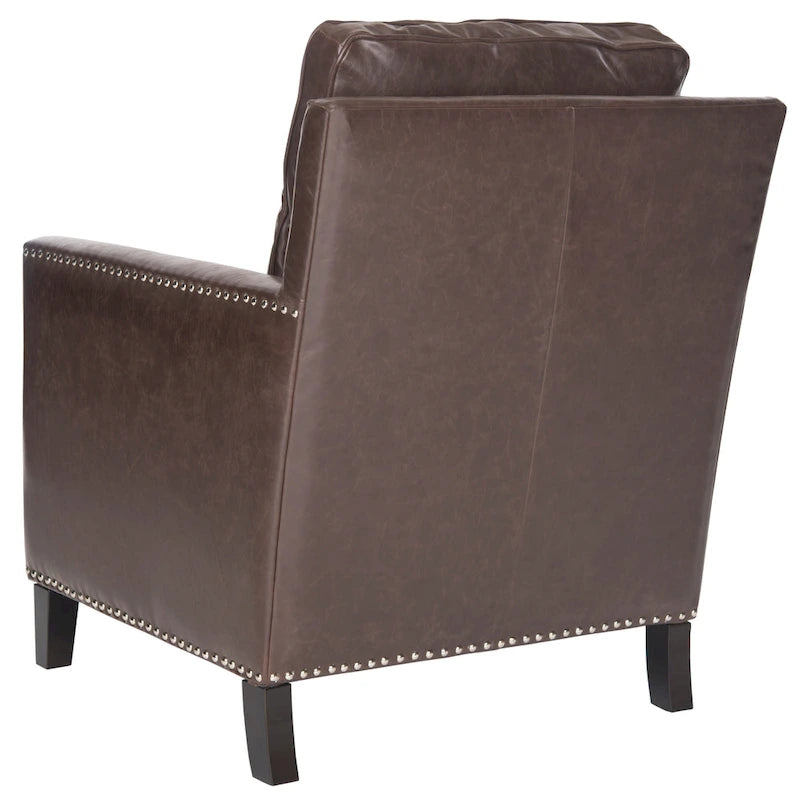 Klubové křeslo z polyesterové tkaniny v broskvově růžové/bílé barvě - 29W x 32D x 38H