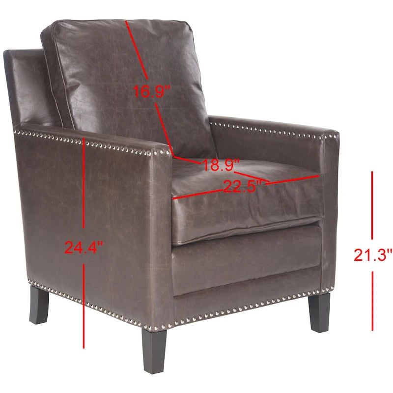Klubové křeslo z polyesterové tkaniny v broskvově růžové/bílé barvě - 29W x 32D x 38H