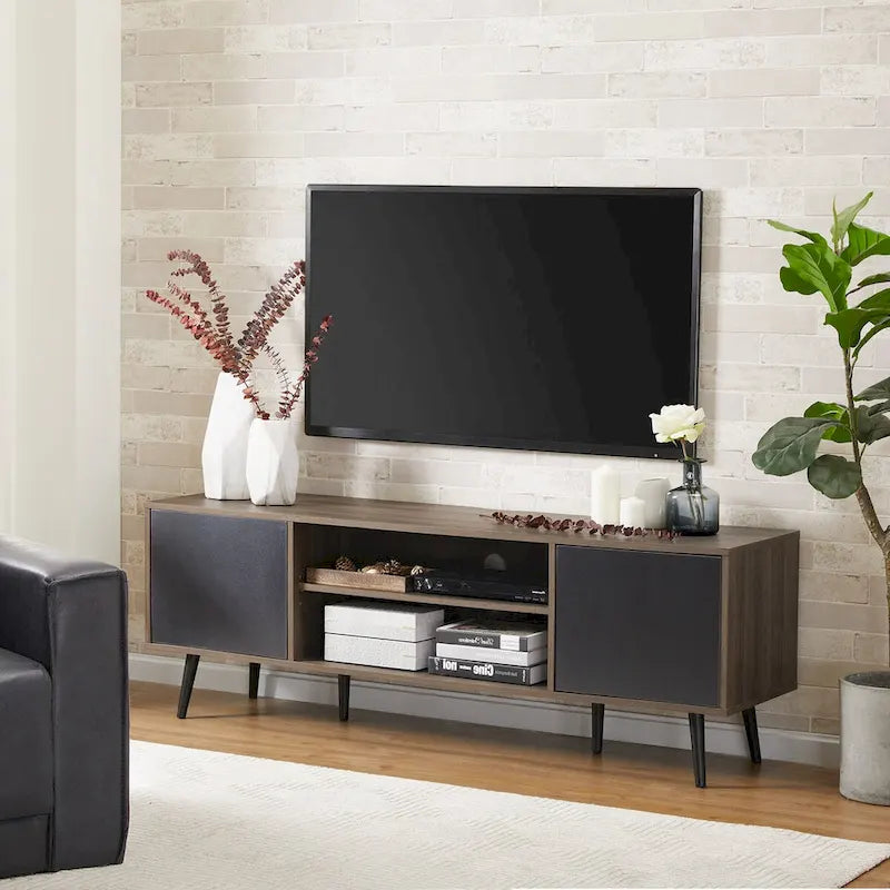 Moderní TV stolek ve stylu poloviny století pro televizory 32-65 palců - 42 palců