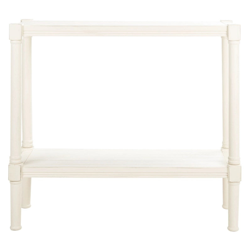 Smal consoletafeltje met onderste plank - 32Bx12Dx30H