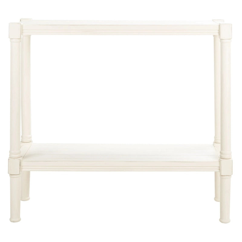 Smal consoletafeltje met onderste plank - 32Bx12Dx30H