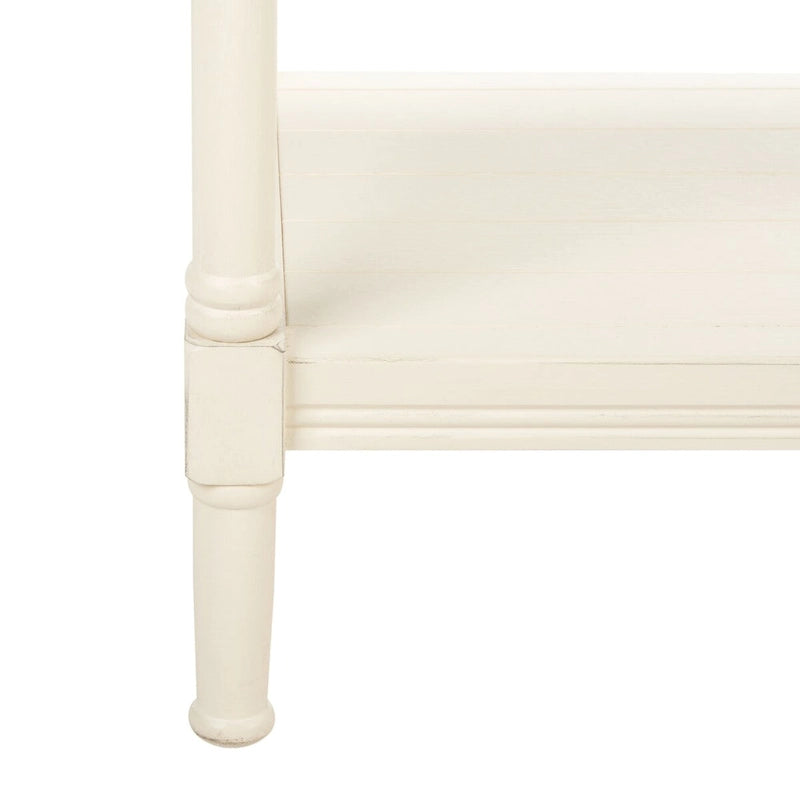 Smal consoletafeltje met onderste plank - 32Bx12Dx30H
