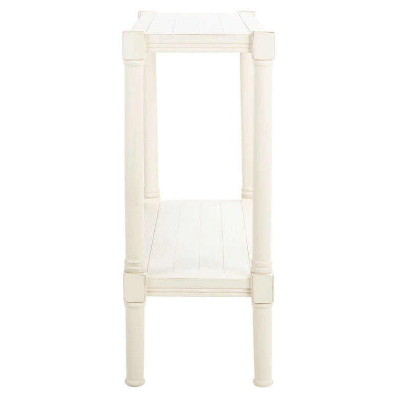 Smal consoletafeltje met onderste plank - 32Bx12Dx30H