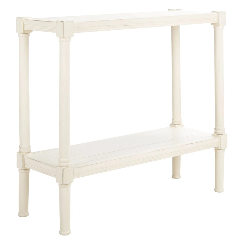 Smal consoletafeltje met onderste plank - 32Bx12Dx30H
