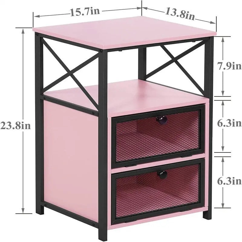 Moderní noční stolek s úložným prostorem