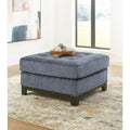 Oversized Tufted Accent Ottoman with High-Resilience Foam Cushion, Polyester Upholstery