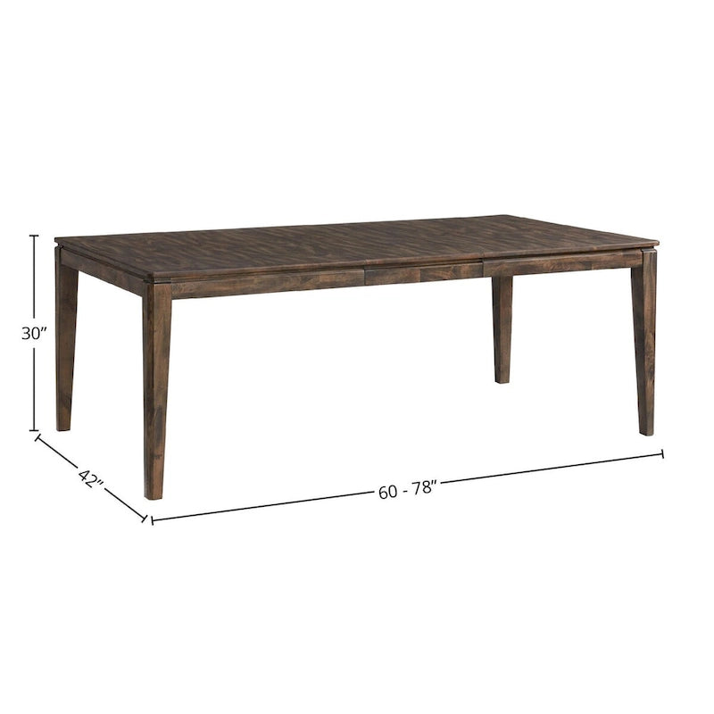 Jídelní stůl 42 x 60-78 s motýlkovou rozkládací deskou