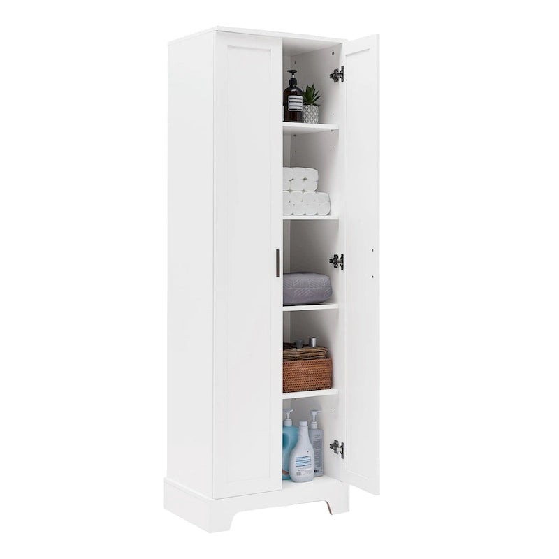 Opbergkast met twee deuren voor de badkamer - 23.30L * 16.90W * 71.20H