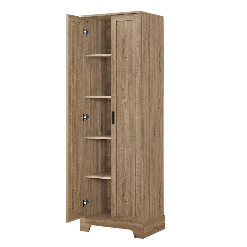 Opbergkast met twee deuren voor de badkamer - 23.30L * 16.90W * 71.20H