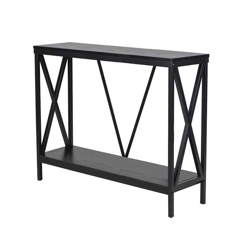 Stahl-Aquarienständer mit X-Rahmen für 40/55 Gallonen, schwarz