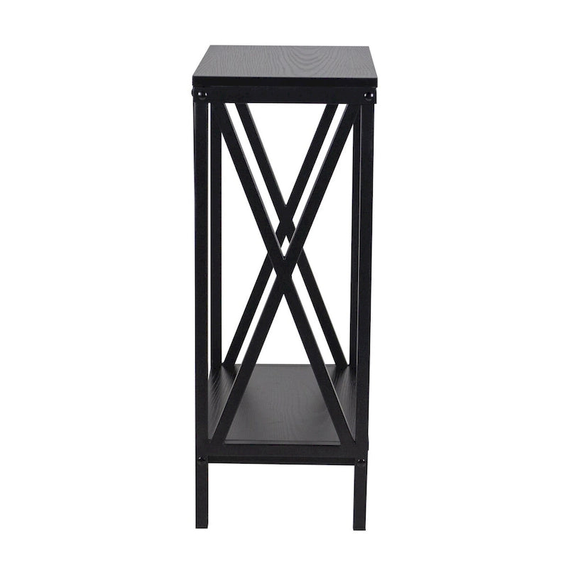 Stahl-Aquarienständer mit X-Rahmen für 40/55 Gallonen, schwarz